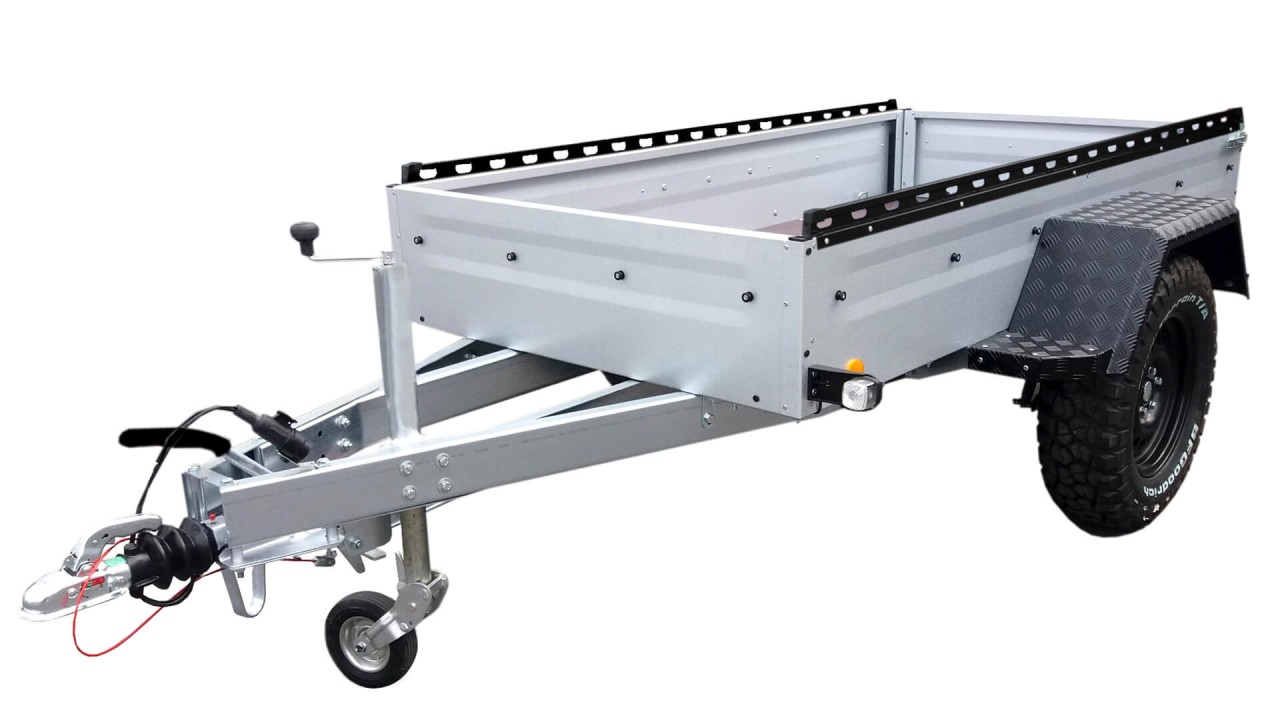 Offroad Auto Anhänger 1000kg Alu-Zink TL-EB2 - Tieflader