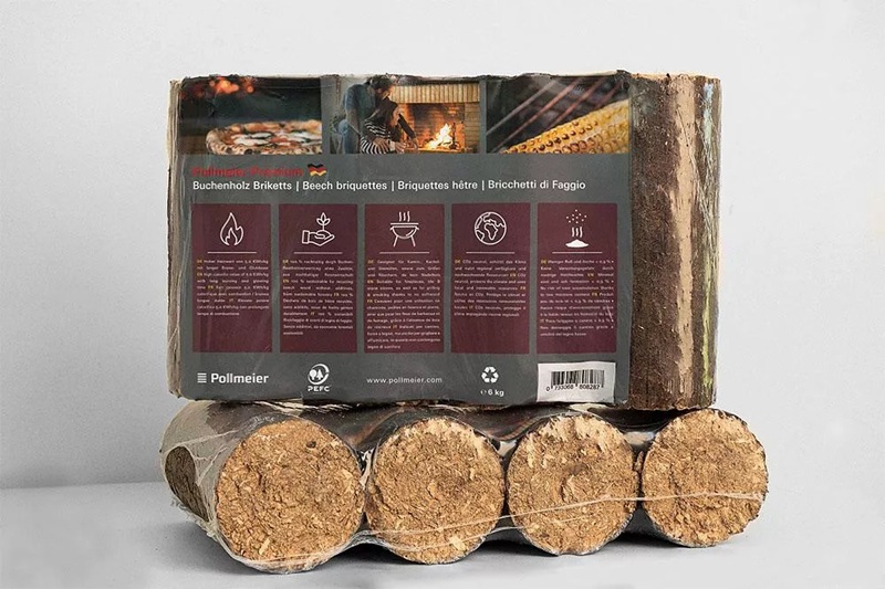 Buchenholzbriketts Pollmeier Premium Plus 960 kg – Bild 2