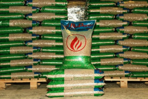 1 Palette 67×15 (1005 kg) A1 Bioenergie-Holzpellets LKW-Ladung